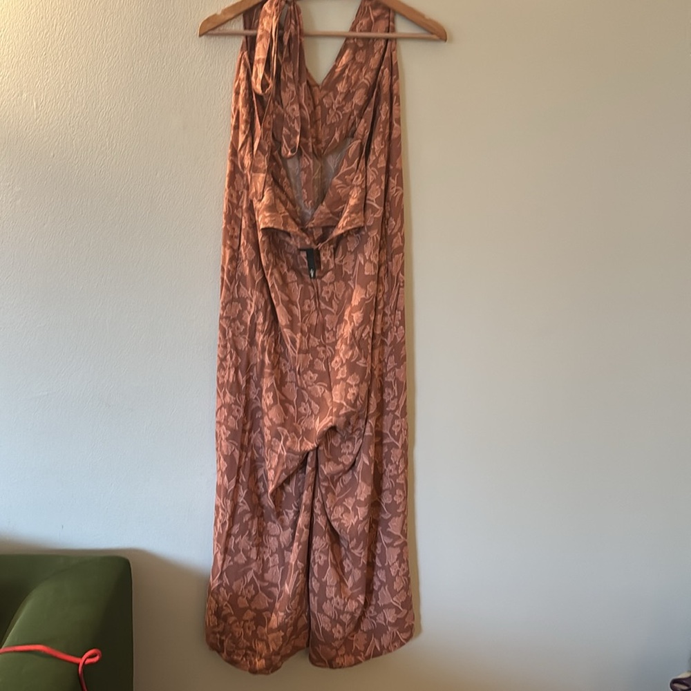 Knot Sisters Petty Jumpsuit in Sienna Tulips Pockets Women's Large Floral - Picture 10 of 16